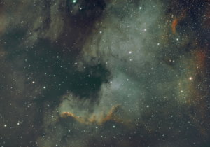 Cygnus Wall and North America Nebula taken by amateur astrophotographer